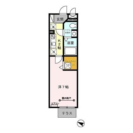 M'Sgarden（102） 間取り図画像