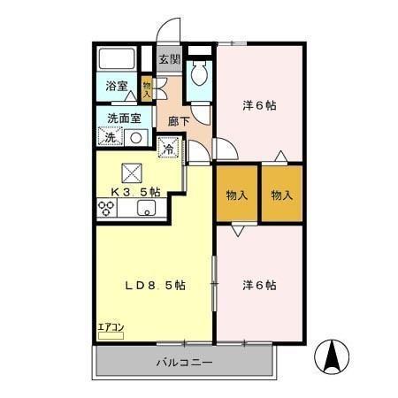ロイヤルハーモニー（101） 間取り図画像
