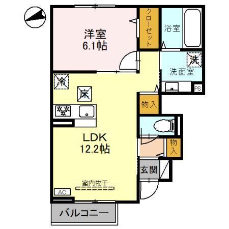 グリーンパティオ（103） 間取り図画像