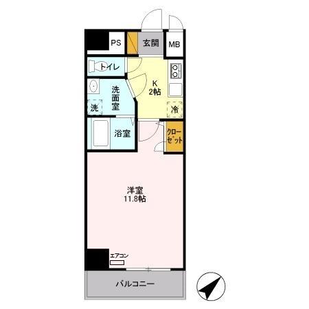 キャメロット新越谷（0805） 間取り図画像