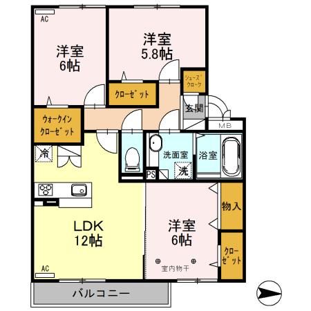  間取り図写真