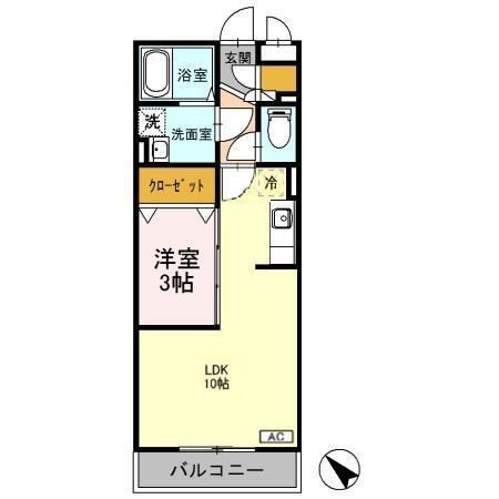 パルテア（205） 間取り図画像