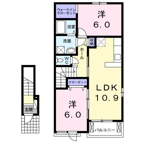 プティ・アビタシオン（202） 間取り図画像
