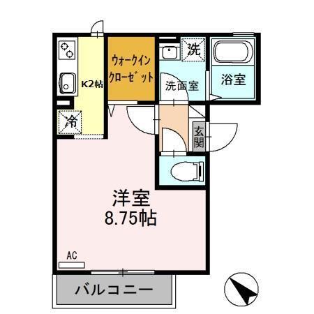 アネックスＫ（101） 間取り図画像