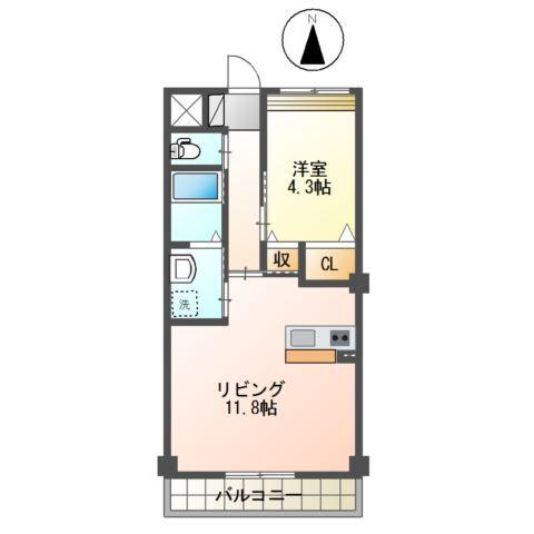 シャルム 間取り図画像