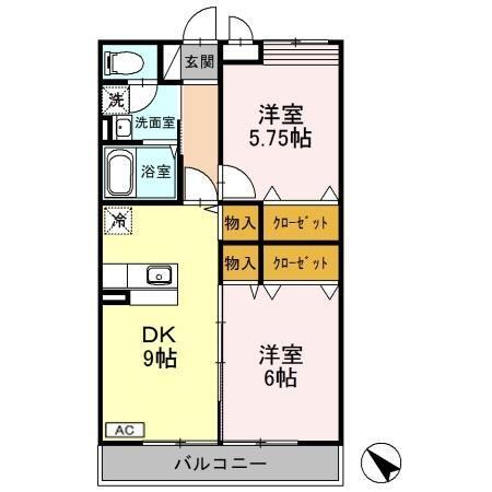 パルテア（302） 間取り図画像