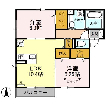 アルフート（301） 間取り図画像