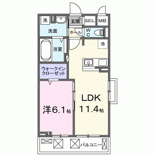 ベルアージュ（301） 間取り図画像