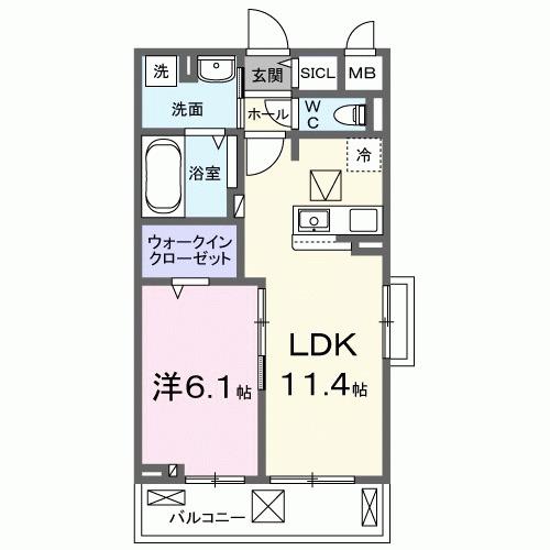 ベルアージュ（101） 間取り図画像