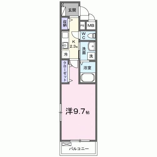 プレッソパーク（304） 間取り図画像