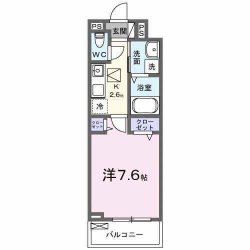 プレッソパーク（102） 間取り図画像