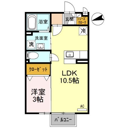 レセンテ（201） 間取り図画像