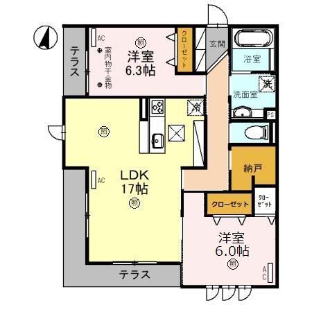 エミネンス（101） 間取り図画像