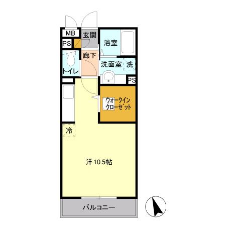 ロイヤルヒル三郷（103） 間取り図画像