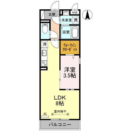 シリウス（201） 間取り図画像