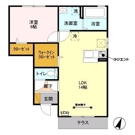 タウンハウス　ロエアス　Ｄ（023） 間取り図画像