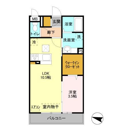 ステラタウン スピカ（102） 間取り図画像