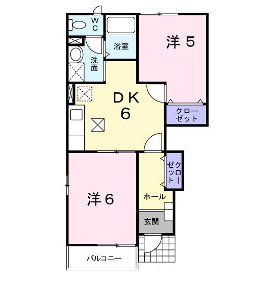 セレッソＢ（101） 間取り図画像
