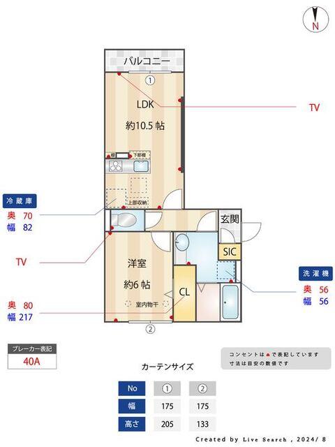 ﾛｲｼﾞｪﾝﾄﾊﾟｰｸｽ ﾚｲｸﾀｳﾝ Ⅲ　Ｏ（107） 部屋画像