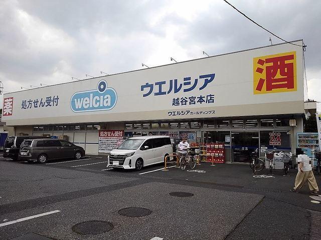 ウエルシア越谷宮本店：500m