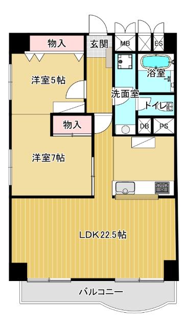 南西角部屋です