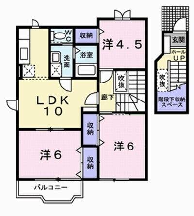 レフィナードⅢ（204） 間取り図画像