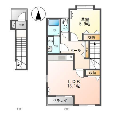 ディアコート・Ｍ 間取り図画像