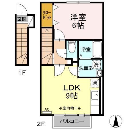 グランモア泉中央（201） 間取り図画像
