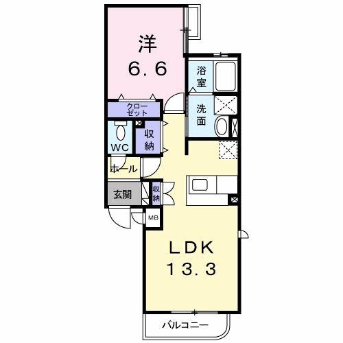 ジラソーレ（306） 間取り図画像