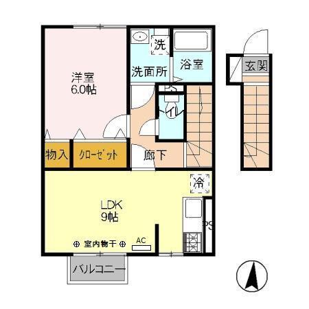 グランシャリオ英（202） 間取り図画像