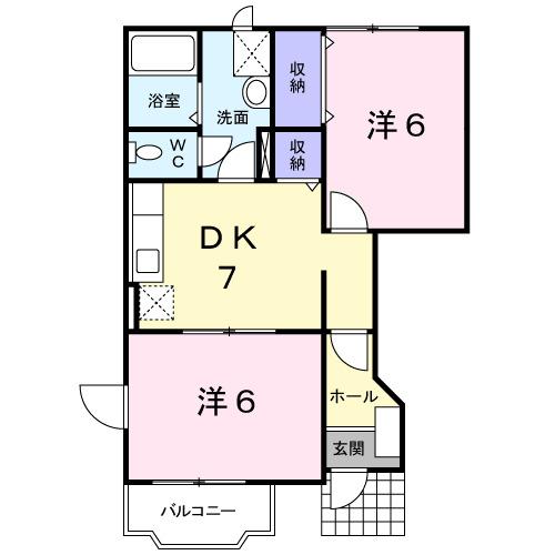 サワーメゾンＢ（101） 間取り図画像