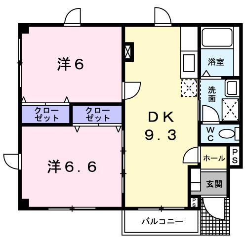 セルフィーユ（101） 間取り図画像