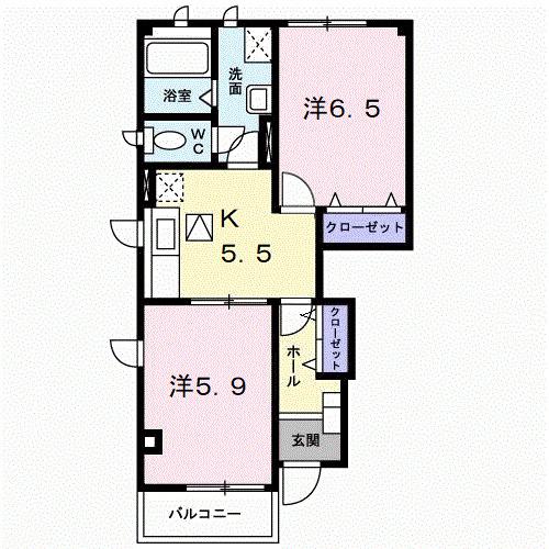 エスポワール泉（101） 間取り図画像