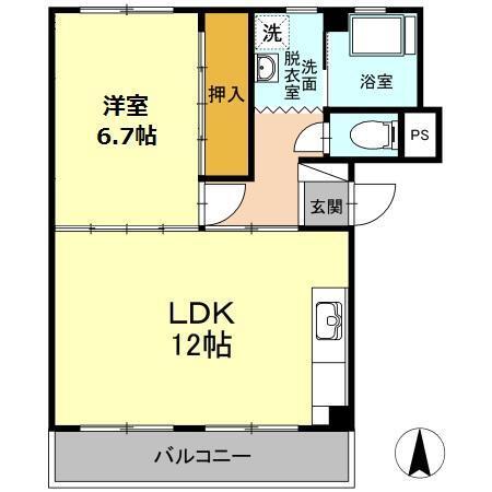 ほどのニッセイハイム（301） 間取り図画像