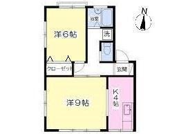 サンライフ佐藤Ａ（203） 間取り図画像