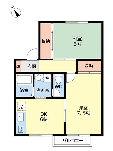 フォルトゥーナⅠ（203） 間取り図画像