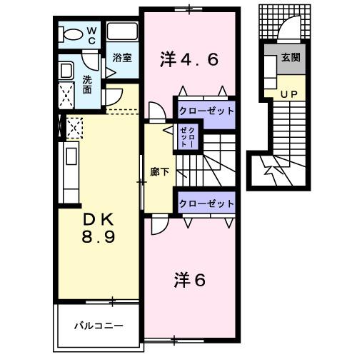 パークヒルズ（203） 間取り図画像