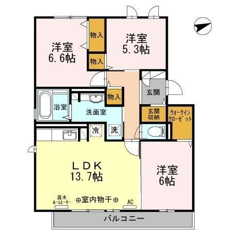  間取り図写真