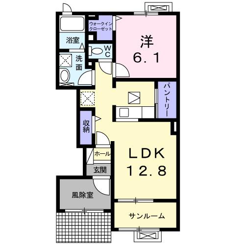 アトレⅡ（102） 間取り図画像