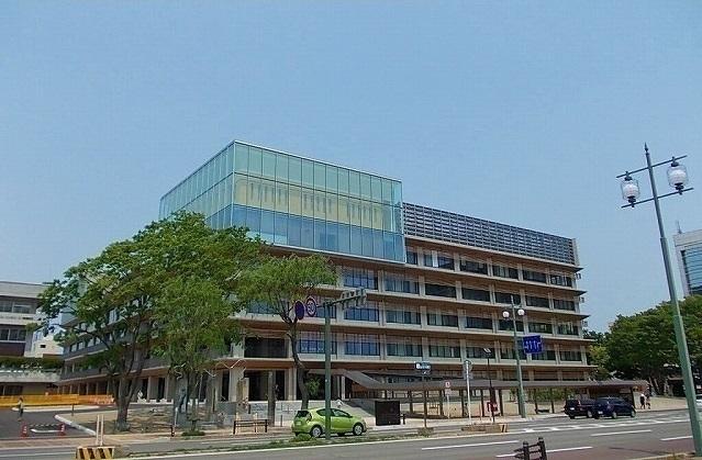 秋田市役所：1700m