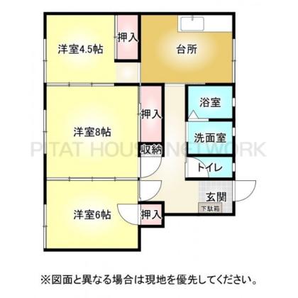  間取り図写真