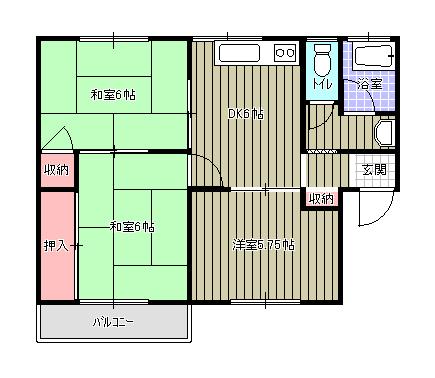 オリーブハイツ（112） 間取り図画像