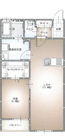 ベルク（104） 間取り図画像
