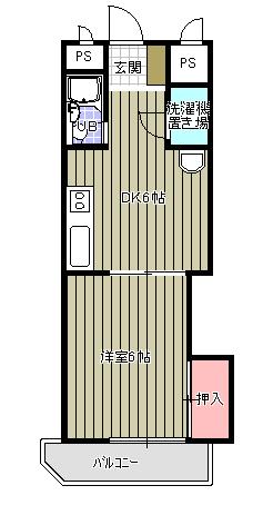 エバグリーンハイツ（322） 間取り図画像