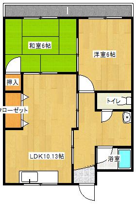 山一アパート（8） 間取り図画像