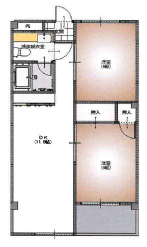 ファーレ岸の上（123） 間取り図画像