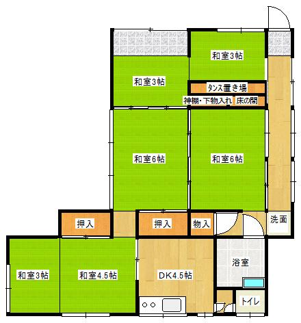  間取り図写真