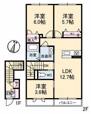  間取り図写真
