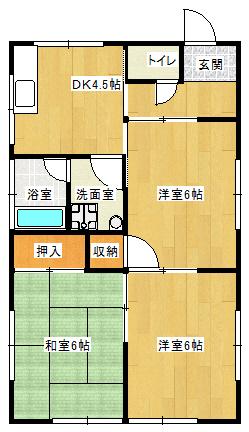 新田町２丁目Ｏ様貸家（WN-1） 間取り図画像