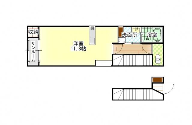 ヒメル（208） 間取り図画像